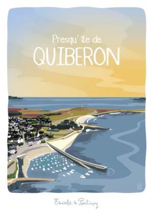 Affiches Portivy presqu'île de Quiberon A2