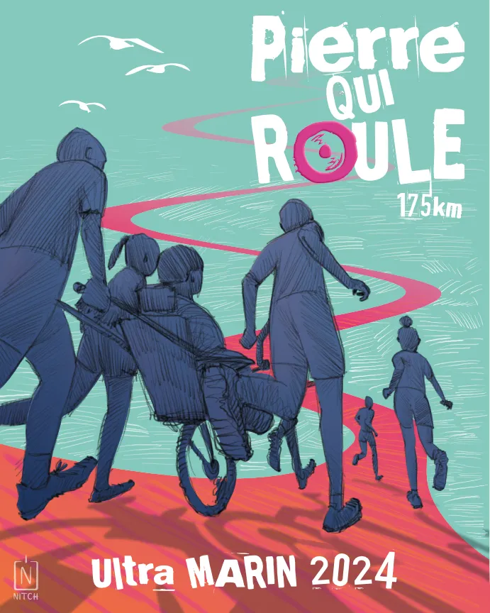 Affiche collaboration avec Pierre qui roule